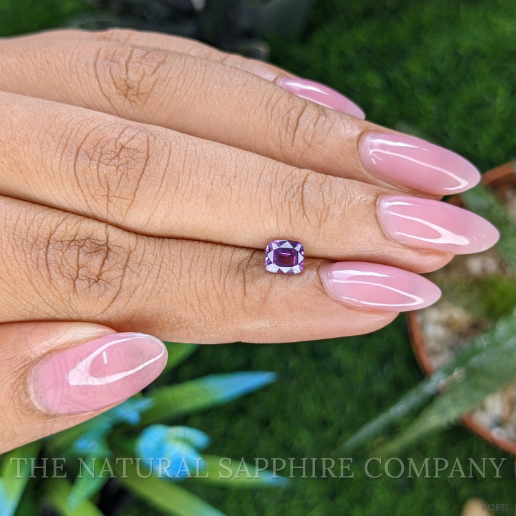 0.68 Ct. Purple Sapphire from Tanzania