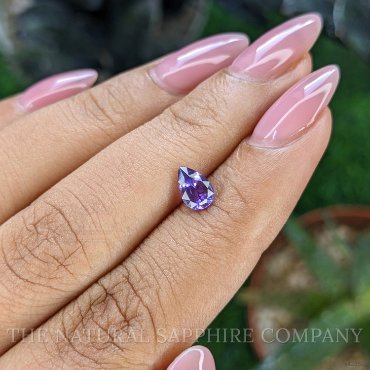 0.74 Ct. Purple Sapphire from Tanzania