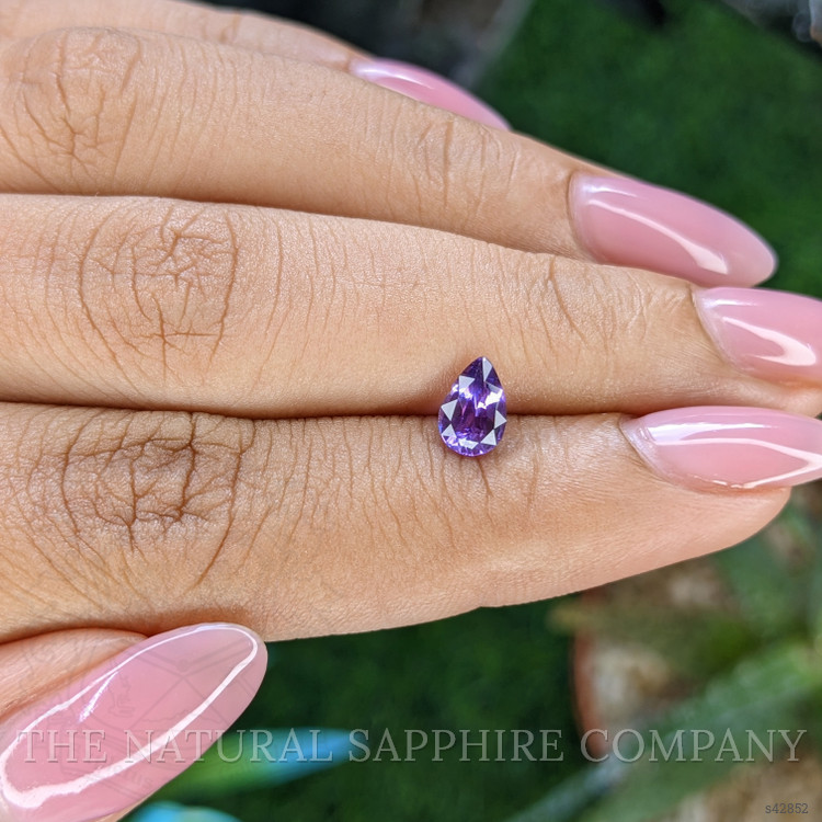 0.74 Ct. Purple Sapphire from Tanzania