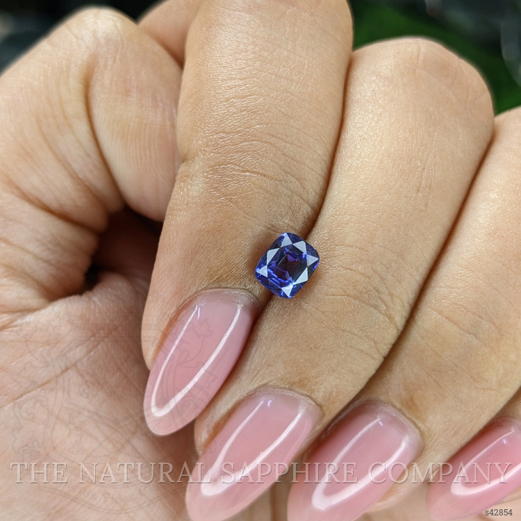 0.94 Ct. Purplish Blue Sapphire from Tanzania
