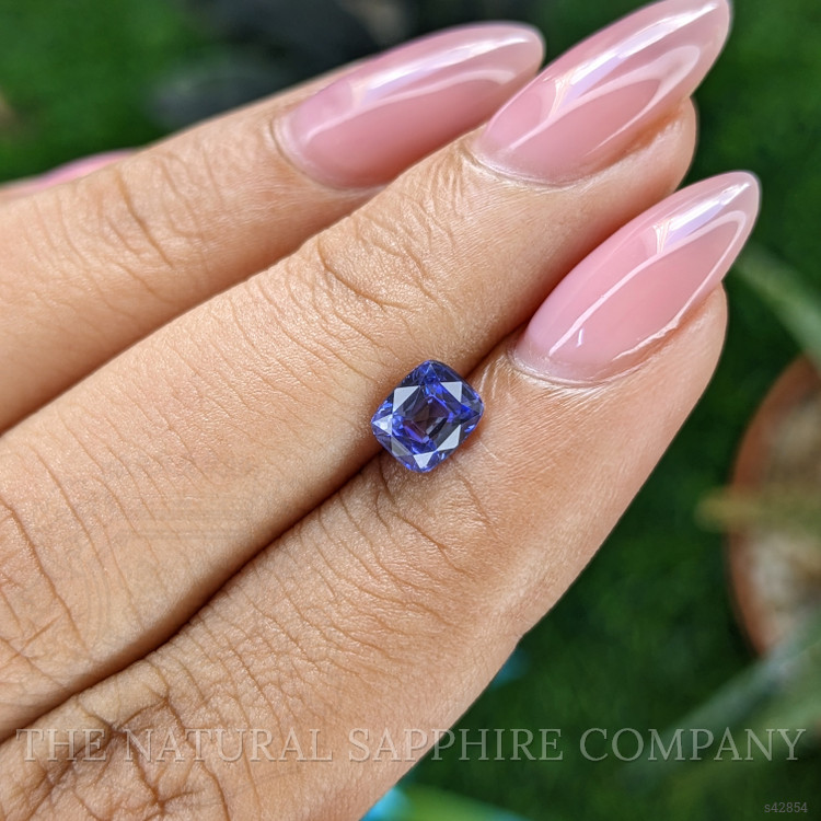 0.94 Ct. Purplish Blue Sapphire from Tanzania