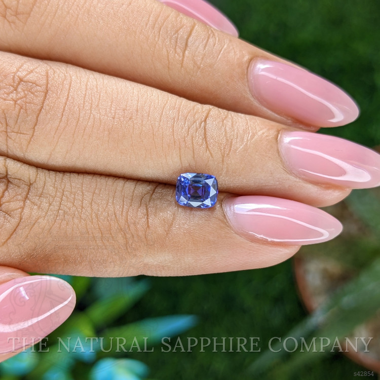 0.94 Ct. Purplish Blue Sapphire from Tanzania