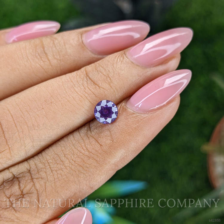 0.96 Ct. Purple Sapphire from Tanzania
