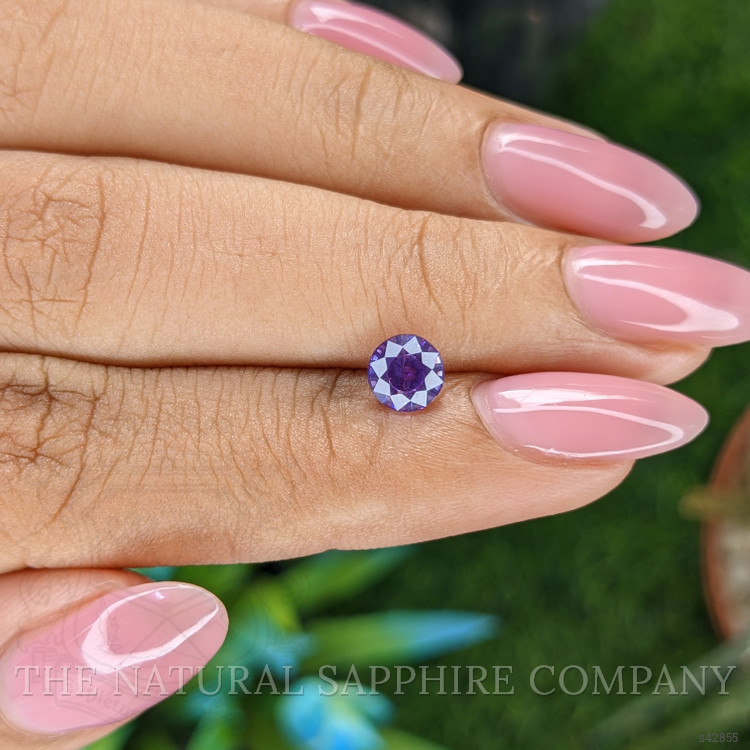 0.96 Ct. Purple Sapphire from Tanzania