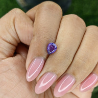 1.02 Ct. Purple Sapphire from Tanzania Life Style