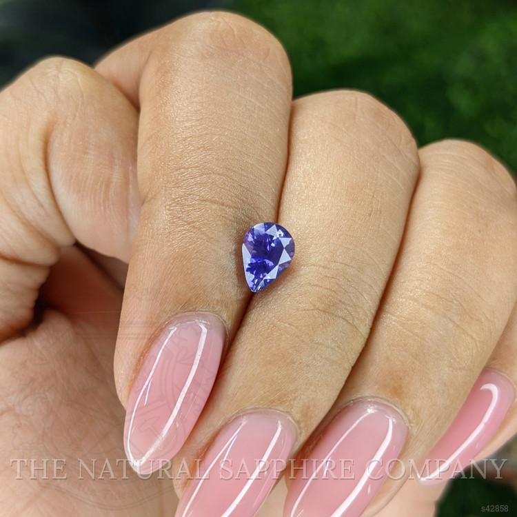 1.07 Ct. Bluish Purple Sapphire from Tanzania