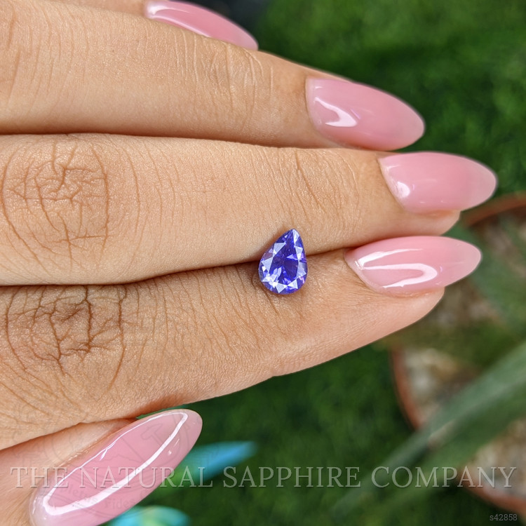 1.07 Ct. Bluish Purple Sapphire from Tanzania
