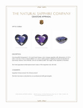 1.18 Ct. Color Change Sapphire from Tanzania Appraisal