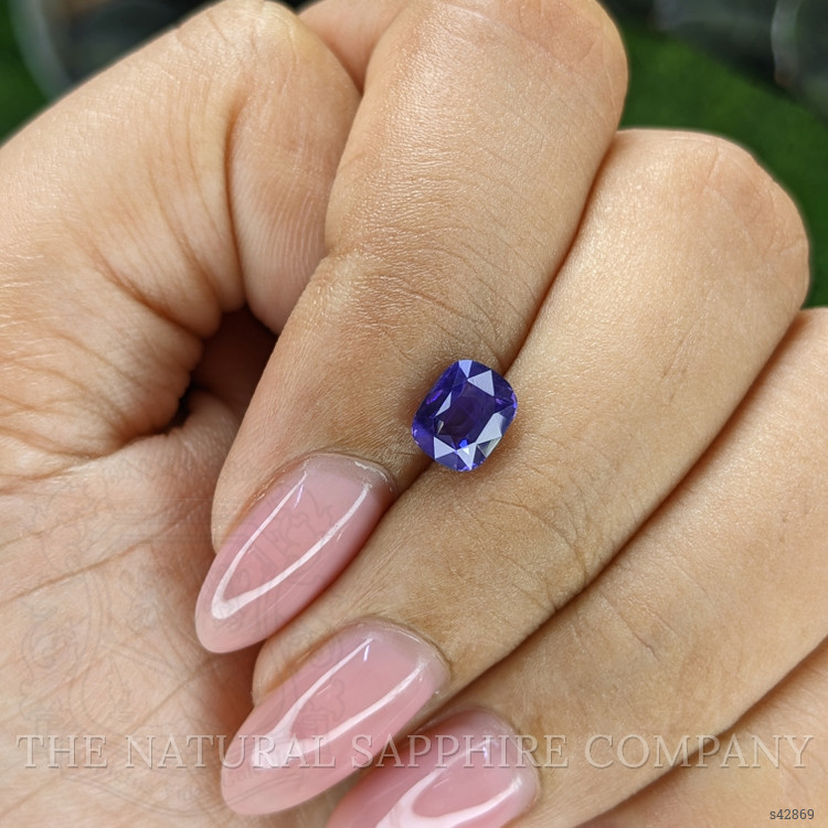 1.34 Ct. Bluish Purple Sapphire from Tanzania