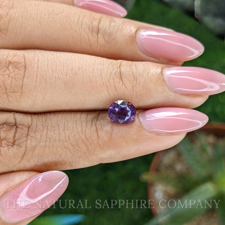 1.47 Ct. Pinkish Purple Sapphire from Tanzania