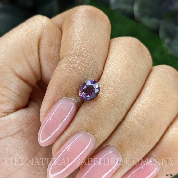 1.47 Ct. Pinkish Purple Sapphire from Tanzania
