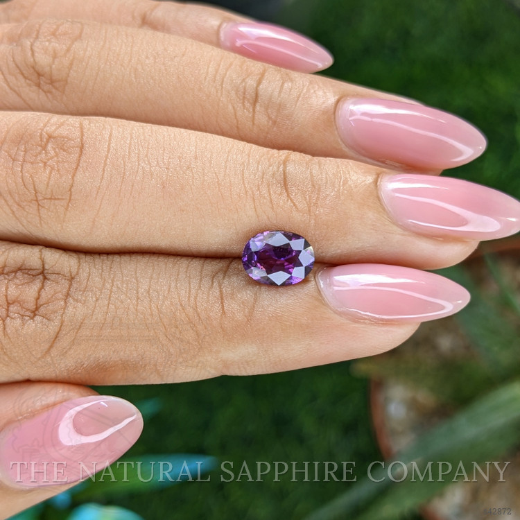 1.53 Ct. Pinkish Purple Sapphire from Tanzania