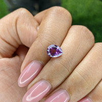 1.75 Ct. Pinkish Purple Sapphire from Tanzania Life Style