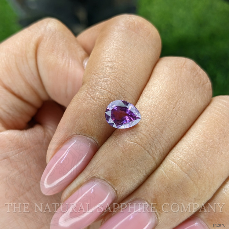 1.75 Ct. Pinkish Purple Sapphire from Tanzania