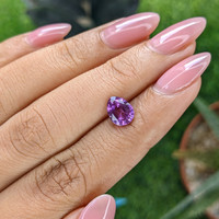 1.75 Ct. Pinkish Purple Sapphire from Tanzania Life Style