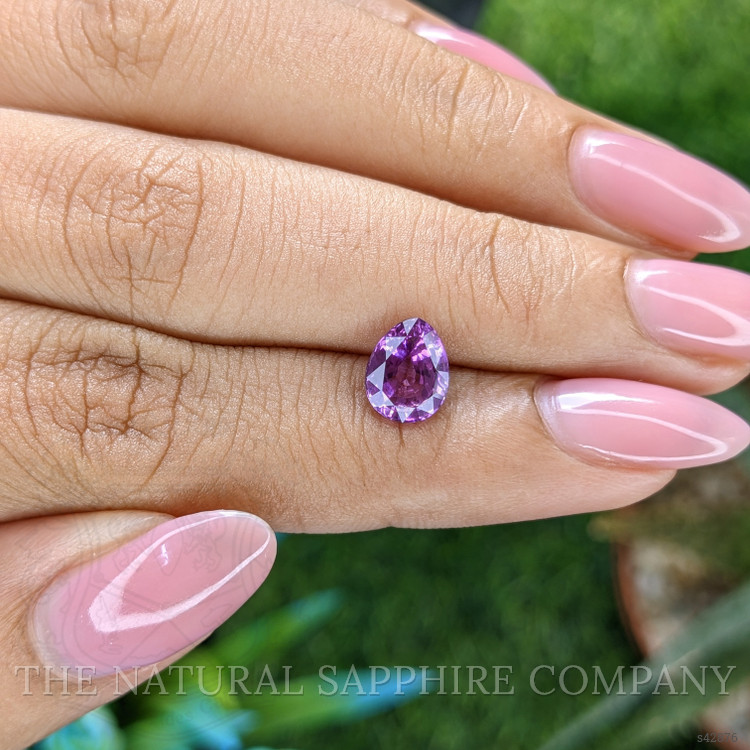 1.75 Ct. Pinkish Purple Sapphire from Tanzania