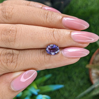 1.84 Ct. Purple Sapphire from Tanzania Life Style