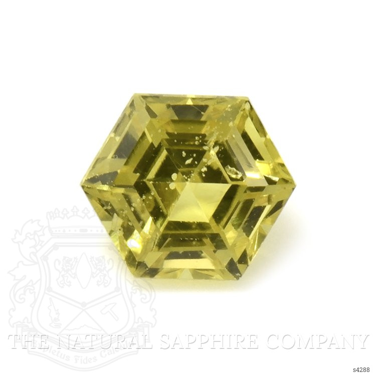 0.28 Ct. Yellowish Green Sapphire from Ceylon (Sri Lanka)