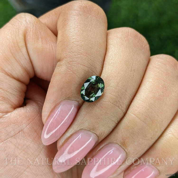 2.13 Ct. Green Sapphire from Tanzania