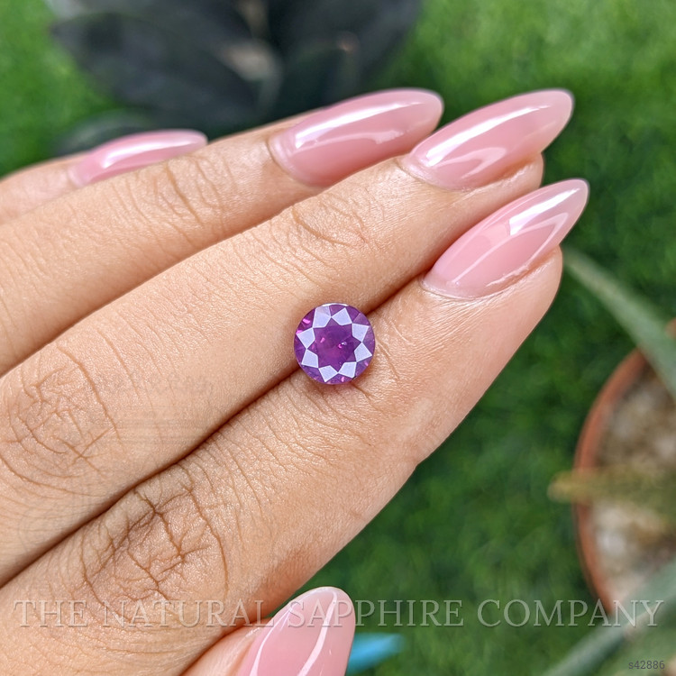 2.14 Ct. Pinkish Purple Sapphire from Tanzania