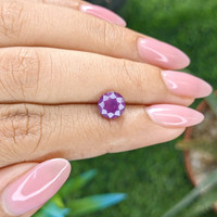 2.14 Ct. Pinkish Purple Sapphire from Tanzania Life Style