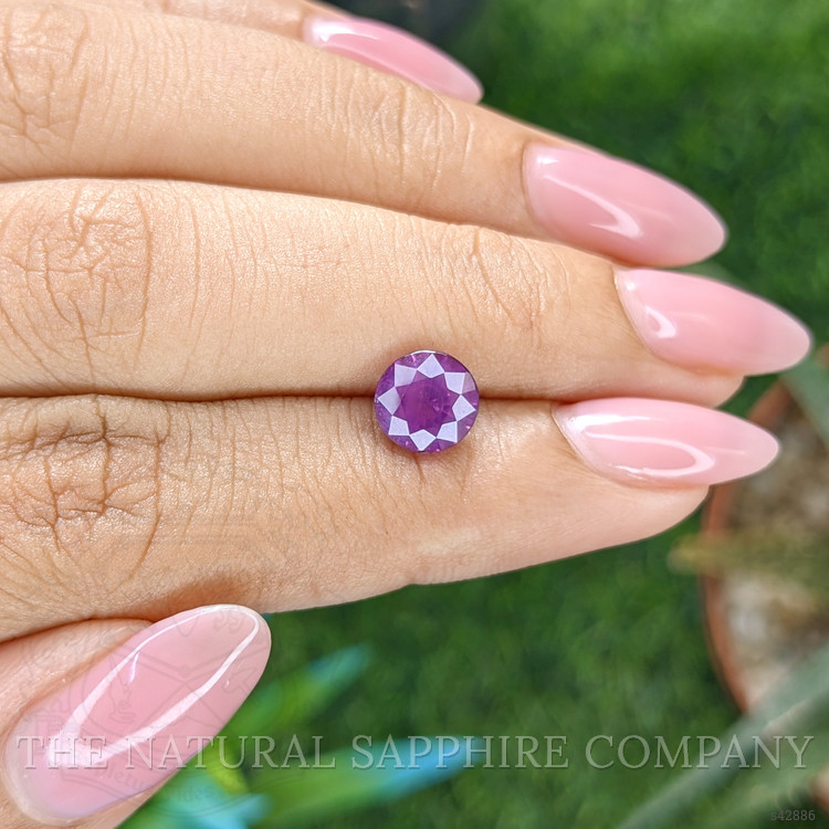 2.14 Ct. Pinkish Purple Sapphire from Tanzania