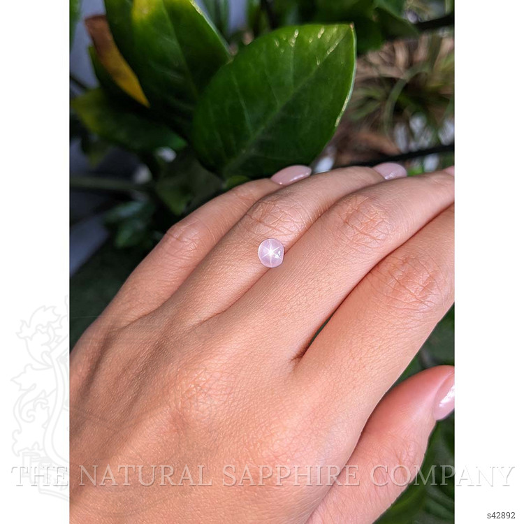 1.68 Ct. White Star Sapphire from Ceylon (Sri Lanka)