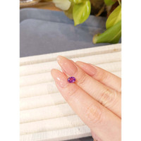 0.99 Ct. Pinkish Purple Sapphire from Ceylon (Sri Lanka) Life Style