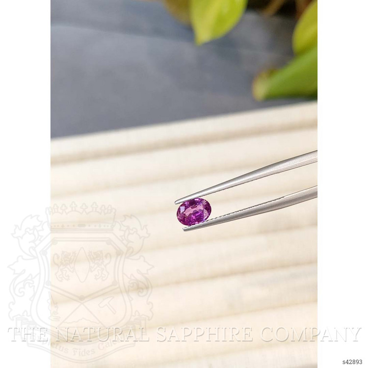0.99 Ct. Pinkish Purple Sapphire from Ceylon (Sri Lanka)