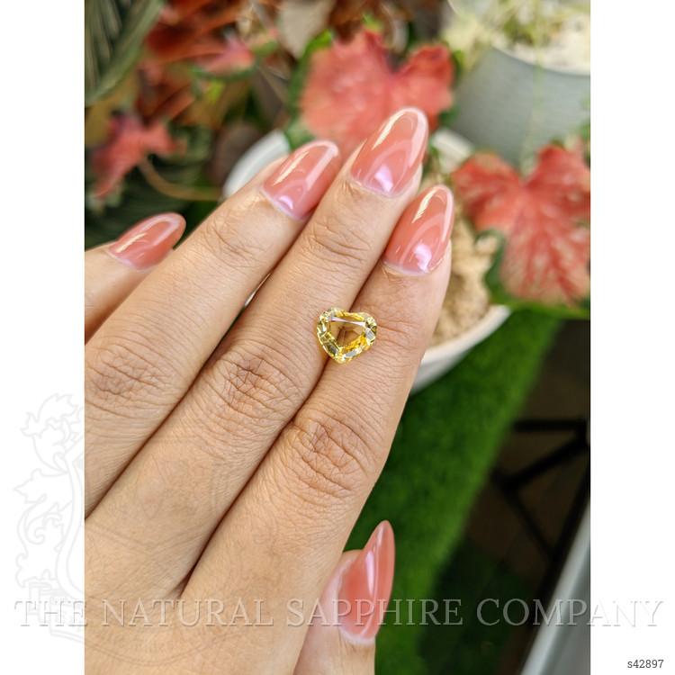 2.46 Ct. Yellow Sapphire from Ceylon (Sri Lanka)