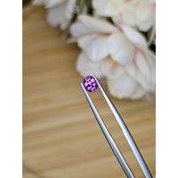 0.53 Ct. Pinkish Purple Sapphire from Ceylon (Sri Lanka) Life Style