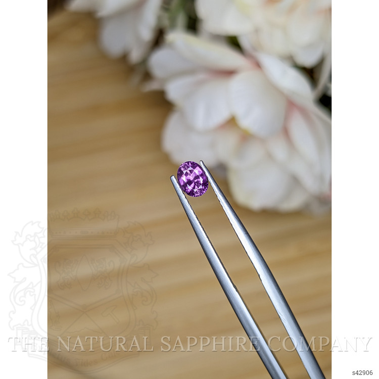 0.53 Ct. Pinkish Purple Sapphire from Ceylon (Sri Lanka)