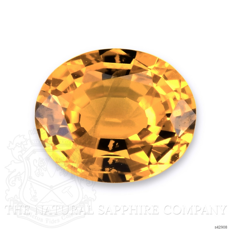 0.97 Ct. Orangish Yellow Sapphire from Thailand