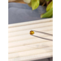 0.97 Ct. Orangish Yellow Sapphire from Thailand Life Style