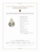 1.10 Ct. Yellow Sapphire from Ceylon (Sri Lanka) Scan Report