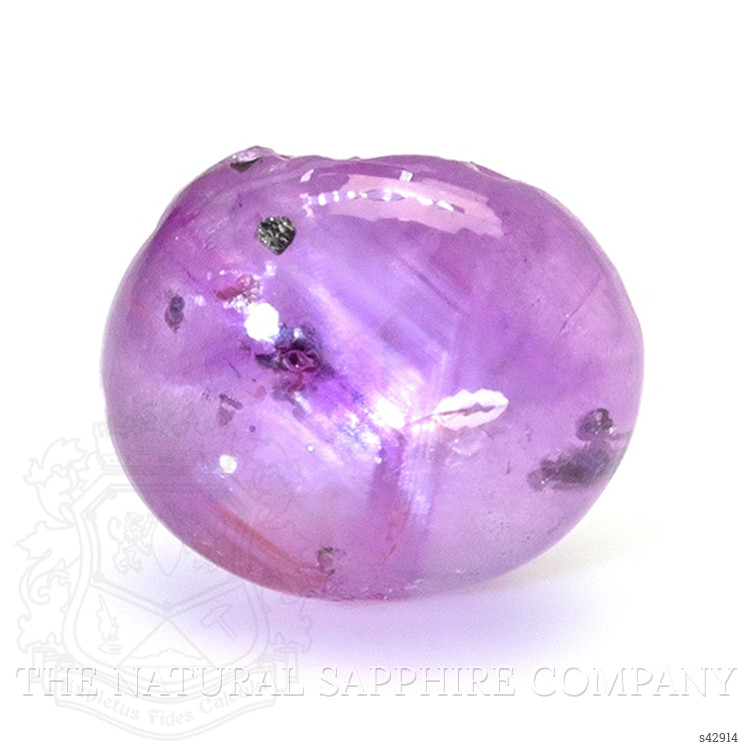 1.57 Ct. Pinkish Purple Star Sapphire from Ceylon (Sri Lanka)