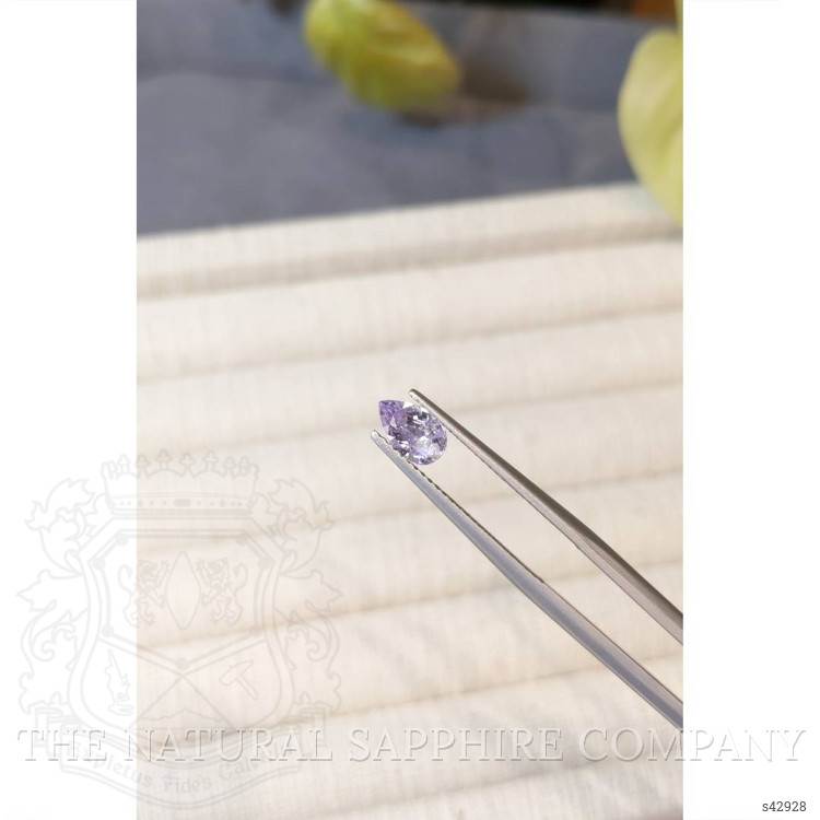 0.87 Ct. Violet Sapphire from Ceylon (Sri Lanka)
