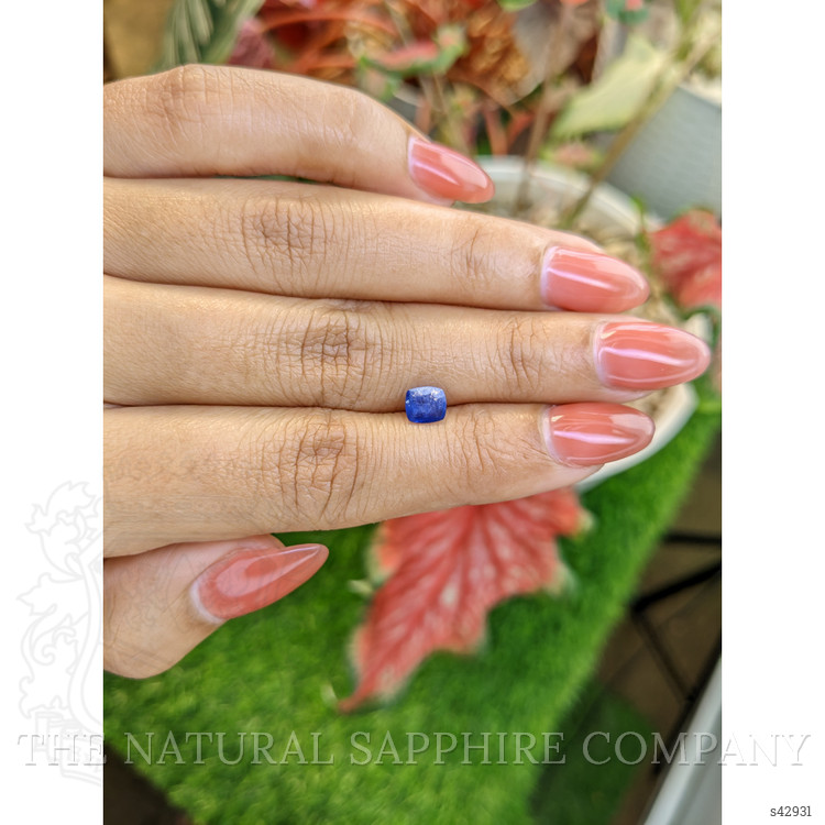 0.68 Ct. Blue Sapphire from Ceylon (Sri Lanka)