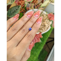0.68 Ct. Blue Sapphire from Ceylon (Sri Lanka) Life Style