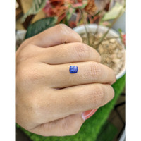 0.68 Ct. Blue Sapphire from Ceylon (Sri Lanka) Life Style