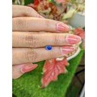 0.79 Ct. Blue Sapphire from Ceylon (Sri Lanka) Life Style