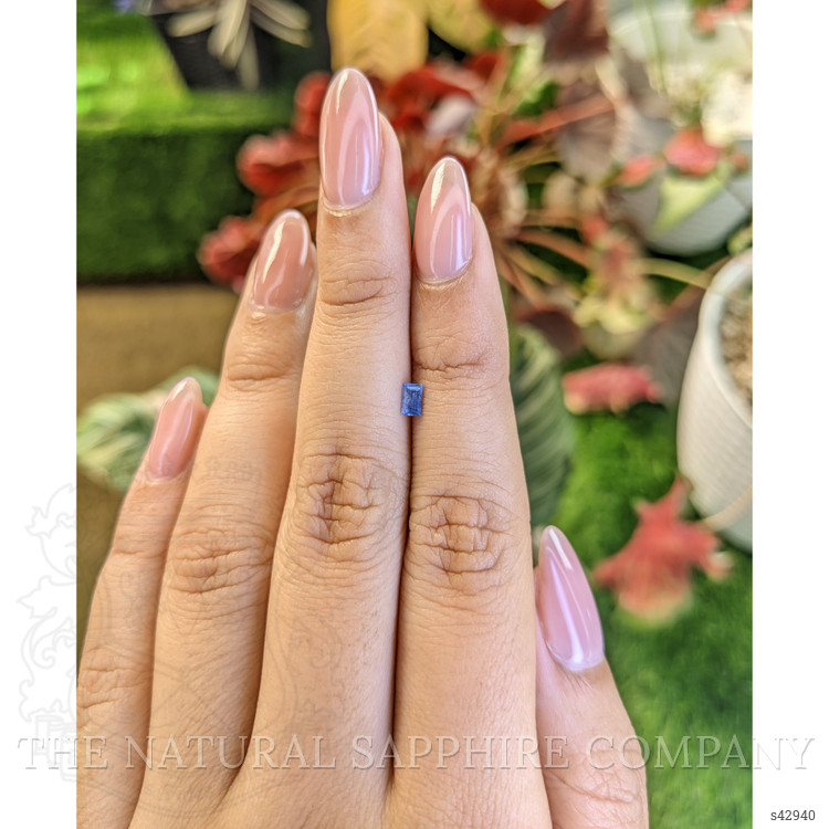 0.22 Ct. Blue Sapphire from Ceylon (Sri Lanka)
