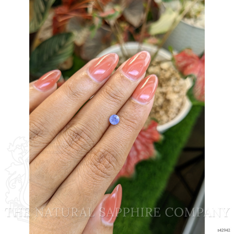 0.55 Ct. Blue Sapphire from Ceylon (Sri Lanka)