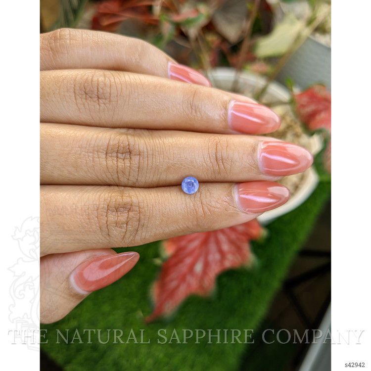 0.55 Ct. Blue Sapphire from Ceylon (Sri Lanka)