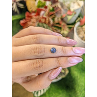 1.58 Ct. Greyish Blue Star Sapphire from Ceylon (Sri Lanka) Life Style
