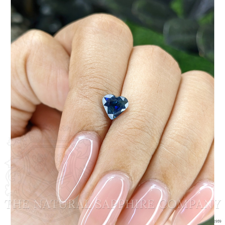 1.08 Ct. Greenish Blue Sapphire from Africa