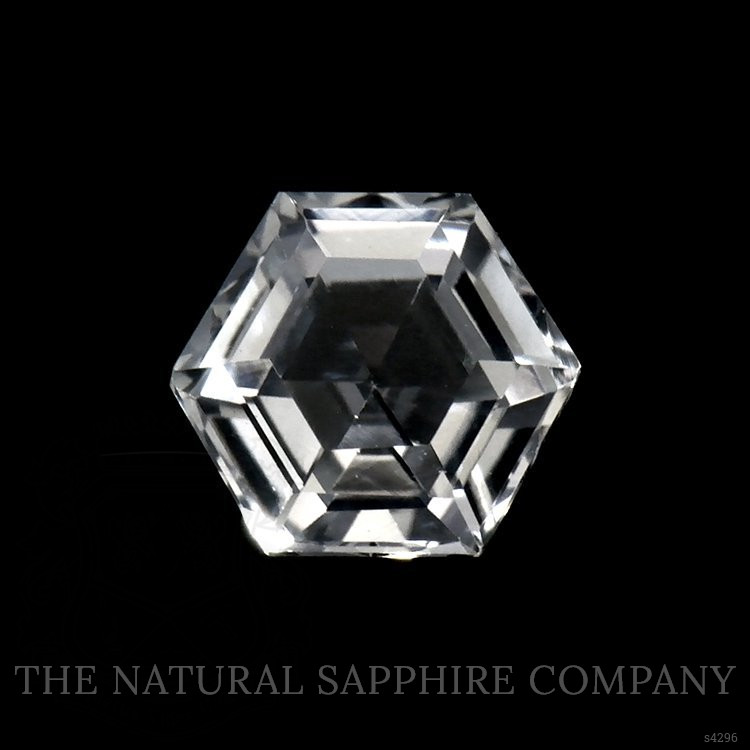 0.29 Ct. White Sapphire from Ceylon (Sri Lanka)