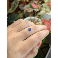 0.68 Ct. Violet Sapphire from Ceylon (Sri Lanka) Life Style