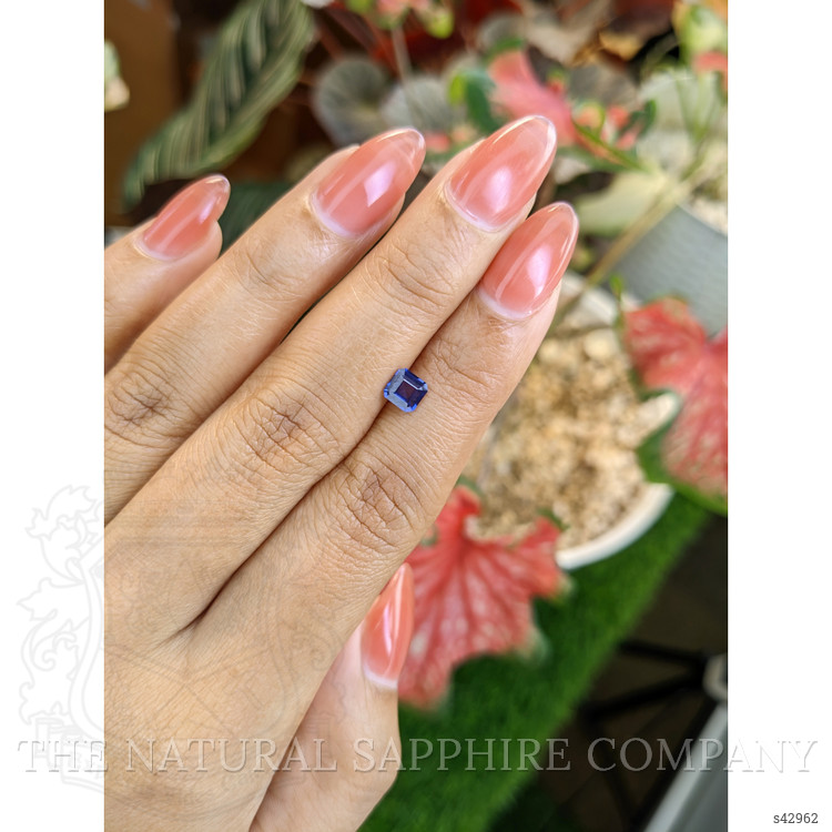 0.68 Ct. Violet Sapphire from Ceylon (Sri Lanka)