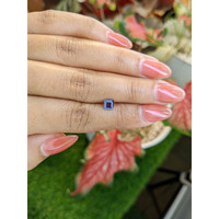 0.68 Ct. Violet Sapphire from Ceylon (Sri Lanka) Life Style